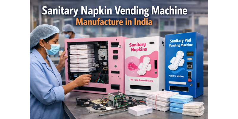 Sanitary napkin vending machine and incinerator machine by Incivend
