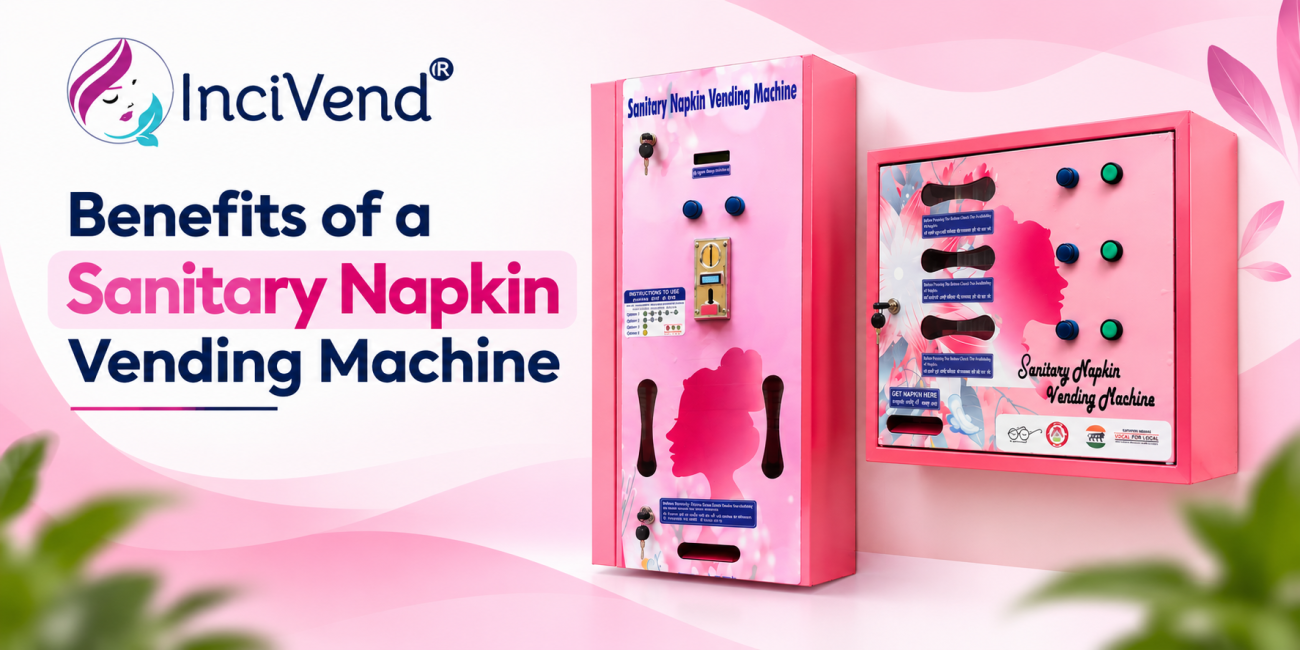 Benefits of a Sanitary Napkin Vending Machine by InciVend